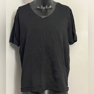Chicos The Ultimate Tee Size 3 (XL) Black Back Vent